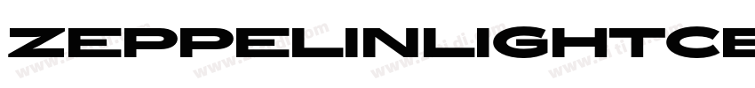 ZeppelinLightCE Bold字体转换